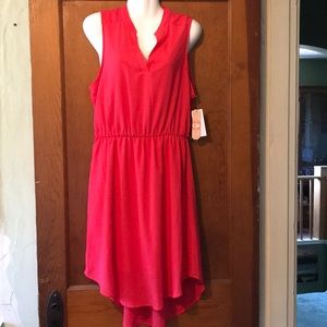 GB Red/Coral Dress NWT XL Sleeveless